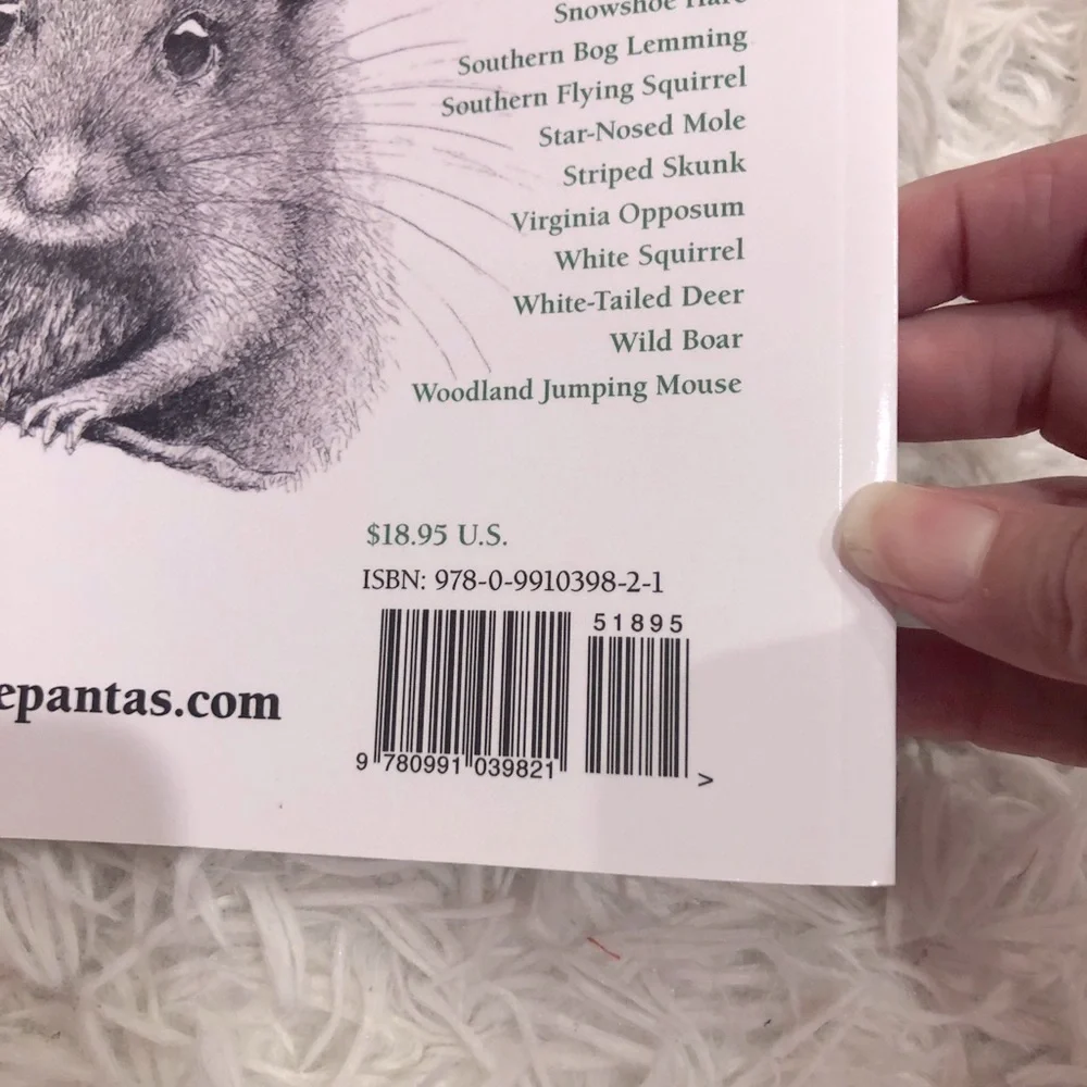 Wild & Furry Animals of the Appalachian Mountains Book Autographed Lee Pantas